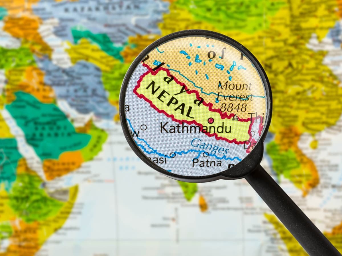 Nepal's strategic location between India and China
