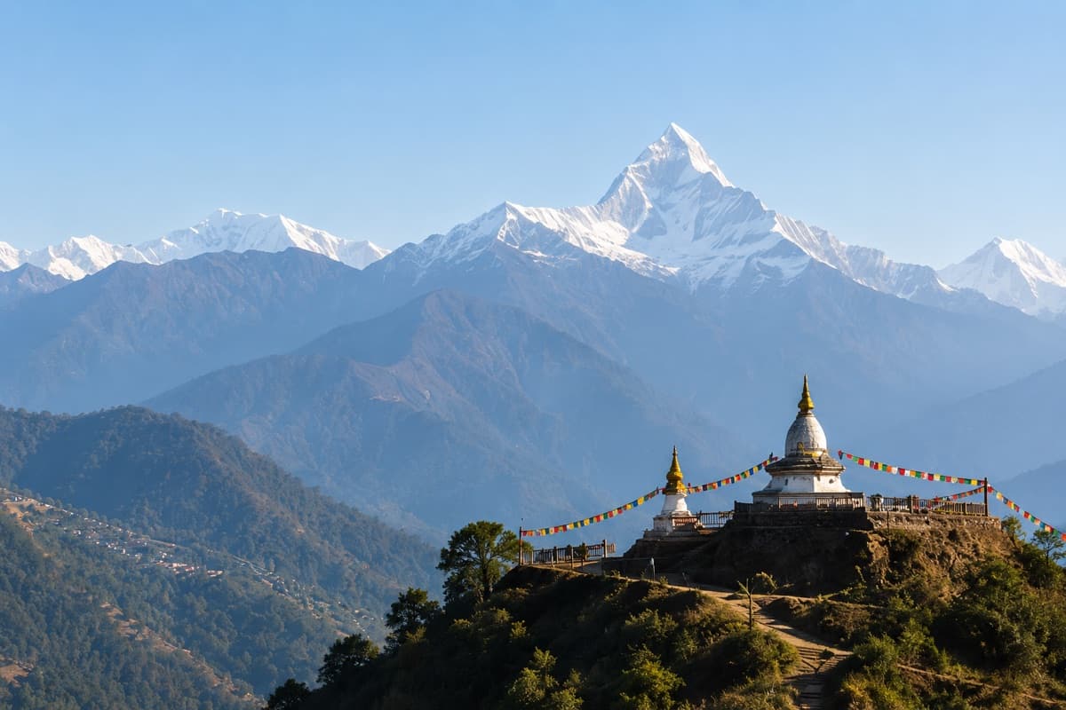 Nepal's cool mountain climate